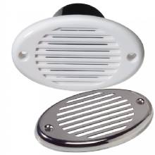 INNOVATIVE LIGHTING Marine Hidden Horn %2D White w and Stainless Steel Overlay