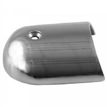 TACO METALS Rub Rail End Cap %2D 1%2D7 and 8 inch %2D Stainless Steel