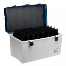PLANO Big Game Tackle Box %2D Silver and Blue Metallic
