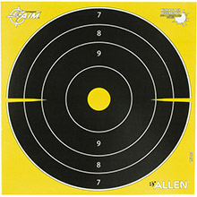 ALLEN EZ AIM 8 inX8 in BULLSEYE 25PK