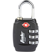 FSDC 3%2DDIAL TSA COMBO SHACKLE LOCK