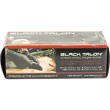 NAR GLOVES BLACK NITRILE MED 50 PAIR