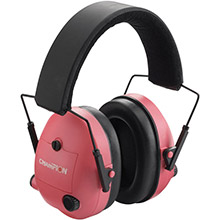 CHAMPION ELECTRONIC EAR MUFFS PINK