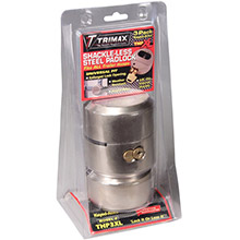 TRIMAX THP3XL Hockey%2DPuck Shackle Trailer Door Lock%2D3 Pack