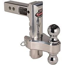 TRIMAX TRZ8AL%2DRP Razor 8 in Aluminum Adjust Hitch%2DDual Ball
