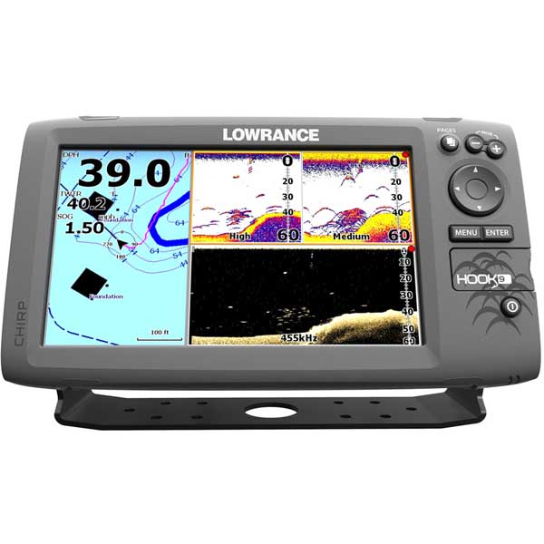 Hook-4 with Transduc by LOWRANCE