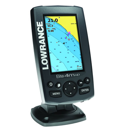 Lowrance Elite-3x All-Season Fishfinder Pack with Skimmer® transducer,  dock/ice transducer and vertical mount