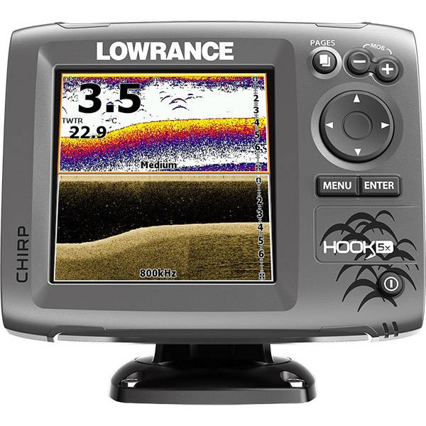 Hook-5X Sonar with T by LOWRANCE